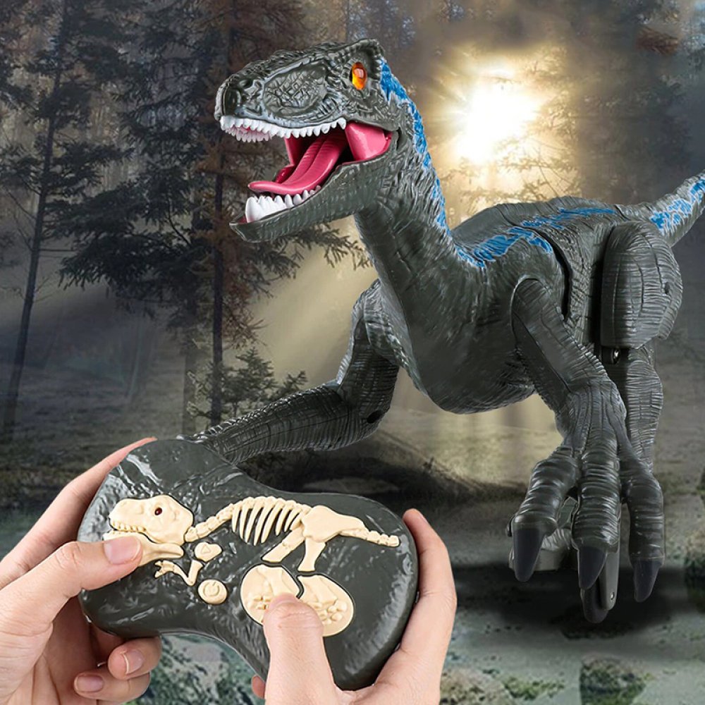 RC dinosaurus na diaľkové ovládanie – velociraptor